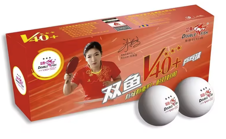Pack de 10 Balles Compétition Double Fish V40+