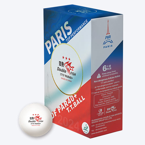Pack de 6 balles Double Fish JO 2024 Paris